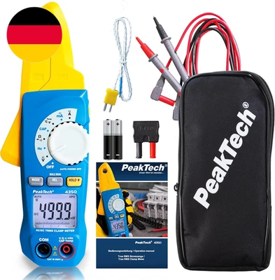 Peaktech P 4350 – True RMS Stromzange Mit 4000 Counts – Strommessgerät Mit Autor - Bild 1 von 4