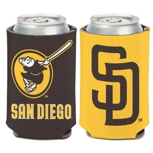 San Diego Padres 12oz Two Sided Can Cooler [NEW] MLB Coozie Koozie Beer Drink - Picture 1 of 1