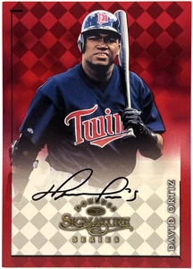 1998 Donruss Signature Series - David Ortiz - On-Card Autograph Red Sox - Read - Picture 1 of 2