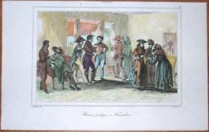 Impresión 1837 BRASIL: ENCUENTRO POLÍTICO EN PERNAMBUCO, #86 - Imagen 1 de 1