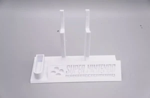 Controller Holder Display for SNES Super Nintendo Controllers *BLACK* - Picture 1 of 2