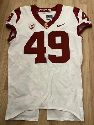 Camiseta Tuli Tuipulotu Juego Usada USC Trojans Juego Usada Los Angeles Chargers  Foto 1 de 4