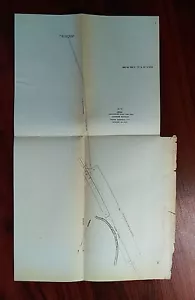 1881 Schizzo Mappa di Harkness Ranche, Fort Hall Riserva Indiana, Idaho - Foto 1 di 2