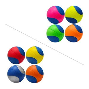 Macro Giant 6 In (Dia.) PU Foam Basketball, Set of 4, Bouncing, Kid Sports Toys - Picture 1 of 16