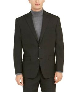 CLUB ROOM Mens Suit Jacket Size 41R Black Micro-Check Classic Fit NWT