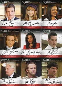 Castle Seasons 3 & 4 Autograph Card Set A01 thru A14 Cryptozoic 2014 - Picture 1 of 4