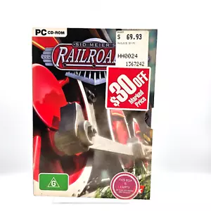 Sid Meier's Railroads! Windows XP / 2000 PC CD-ROM Game in Retail Box - LIKE NEW - Picture 1 of 3