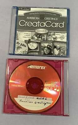 American Greetings CreataCard Gold 7 Install CD ONLY - Win 98/2000/Me/XP - Image 1 of 4