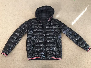 Calvin Klein Boys Size Small Black Puffer Jacket Water Resistant Warmth Factor - Picture 1 of 10