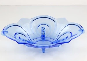 Soviet Vintage vase Blue glass Very beautiful vase - Picture 1 of 6