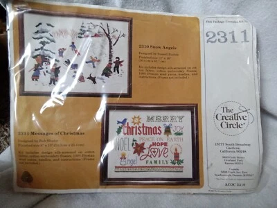 The Creative Circle Cross Stitch Kit 2311 Messages of Christmas  - Image 1 of 4