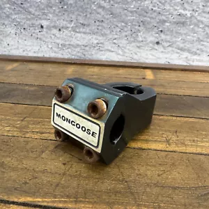 Mongoose BMX Stem 1 1/8 in Threadless Old School BMX 4 Bolt Front Load Alloy - Picture 1 of 10