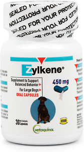Vetoquinol Zylkene Nutrition 450 mg Supplement for Large Dog Balance Behavior