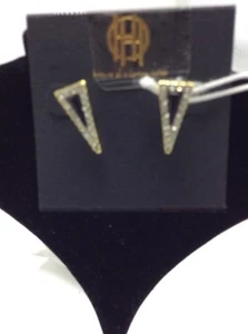 42 $ House of Harlow Ohrstecker goldfarben Stein & Pavé HM3 - Bild 1 von 9