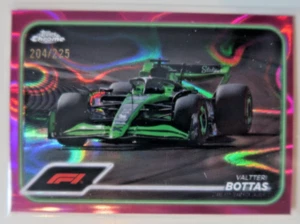 Topps Chrome F1 2024 #85 Valtteri Bottas Fuchsia Lava Refractor /225 nummeriert - Bild 1 von 3