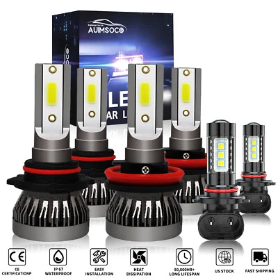 Para For Lexus RX330 2004 2005 2006 RX350 2007-2009 LED faro + luces antiniebla - Image 1 of 4