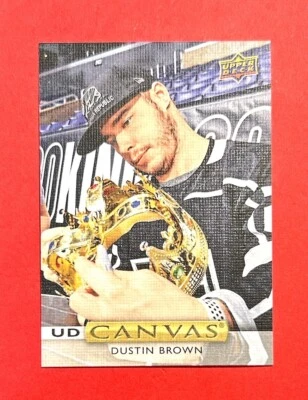 Dustin Brown ~ 2019-20 Upper Deck Series 1 Hockey ~ Canvas #C69 - Image 1 of 2