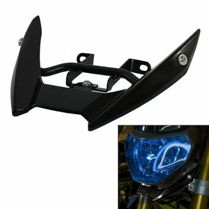 Front Beak Upper Headlight Stay Bracket Black For YAMAHA MT-25 MT-03 2015-2021 - Picture 1 of 6