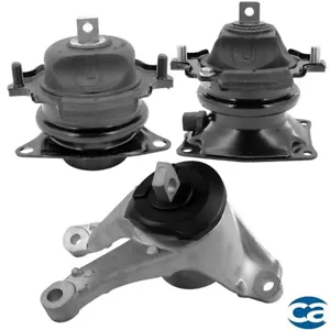 Hydraulic Rear, Front & Right Engine Mounts 3PCS Set For Acura RDX 18-13 3.5L - Picture 1 of 6