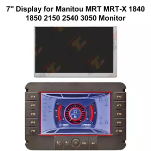 For Manitou MRT MRT-X 1840 1850 2150 2540 3050 Monitor 7" Display - Picture 1 of 5