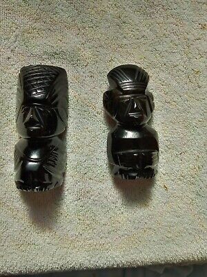 2 Obsidian Figuren Aus Mexiko • 12€