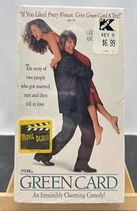 Green Card (VHS, 1991) NEW/SEALED Peter Weir Andie MacDowell - Bild 1 von 2