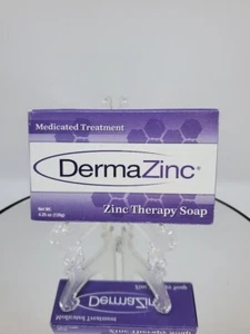 DermaZinc Zinc Therapy Soap 4.25 Oz Medicated Treatment - Picture 1 of 2
