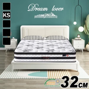 DREAM LOVER King Single Mattress Bed Pocket Spring + Ultra HD Foam *Medium Firm - Picture 1 of 9