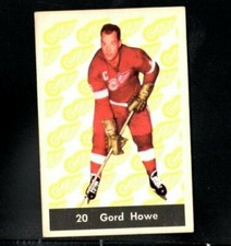  1961-62 Parkhurst # 20 Gordy Howe Vg-Ex