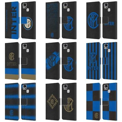 OFFICIAL INTER MILAN GRAPHICS LEATHER BOOK CASE FOR ASUS ZENFONE PHONES - Image 1 of 4
