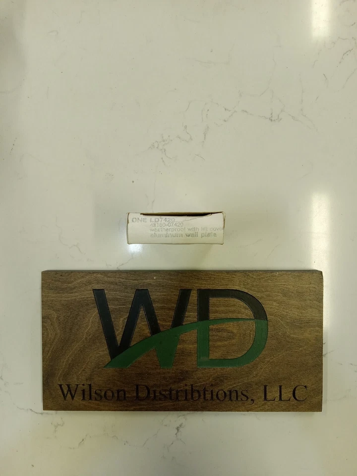 Arrow Hart 1618C  Alum W/P Lift Cover Wall Plate GE LD7420 - Image 1 of 3