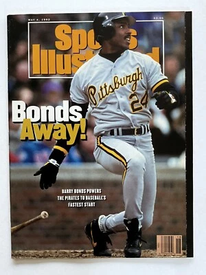 Sports Illustrated Barry Bonds 1st Cover May 4, 1992 Label Removed - Image 1 of 4
