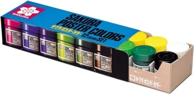 Набор цветных плакатов Sakura Pw12 Kurepasu 30 мл 12 цветов - Изображение 1 из 4