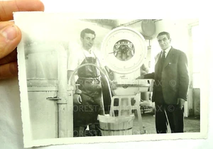 VECCHIA FOTO SERGNANO FOTOGRAFIA VINTAGE CITTà DI CREMA FABBRICA INDUSTRIA ILGE - Picture 1 of 4