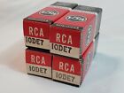 Pack de 5 tubes électroniques vintage RCA 10 DE7 Radiotron NEUF BOÎTE OUVERTE