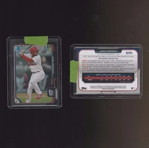 2015 Bowman Chrome Prospects Black Asia Refractors #BCP51 Juan Herrera - Picture 1 of 1