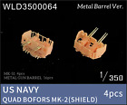 WULA MODELS WLD3500064 1/350 US NAVY QUAD BOFORS MK-2 （SHIELD）