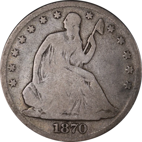 1870-P Seated Half Dollar Great Deals From The Executive Coin Company Cover