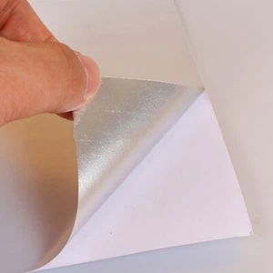 10pcs A4 Matte Sticker Printer Paper Silver Adhesive Waterproof PET Label Inkjet - Photo 1/7