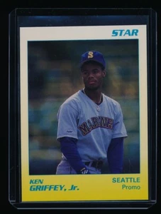 Ken Griffey Jr. ⚾ 1989 Star Promo Yellow #NNO Blank Back RC Rookie Card NM-MT 🔥 - Bild 1 von 2