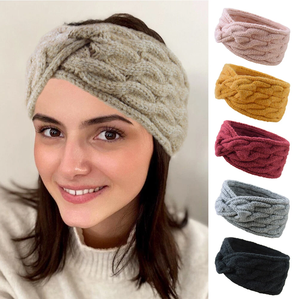 Damen Stirnband Mit Schleifen-Design – Weicher Turban Aus Baumwolle Für Winter, Sport & Stylische Looks