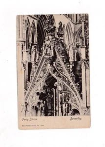 VINTAGE PERCY SHRINE, BEVERLY, EAST YORKSHIRE, ENGLAND POSTCARD PRINTED SAXONY - Picture 1 of 2