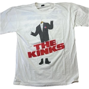 Vintage 80s The Kinks UK jive Concert Tour T-Shirt - Picture 1 of 6
