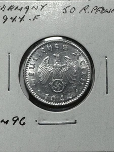 ** GERMANY 1944.F (THIRD REICH) 50 REICHPFENNIG ** - Bild 1 von 2
