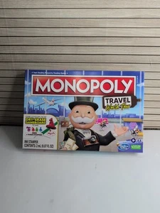 Monopoly Travel World Tour Board Game Hasbro Gaming Parker Brothers New - Picture 1 of 6