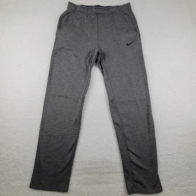 Nike Therma-Fit Pants Mens Medium Gray Fleece Athletic Training Warm 932253-071 - Image 1 of 4