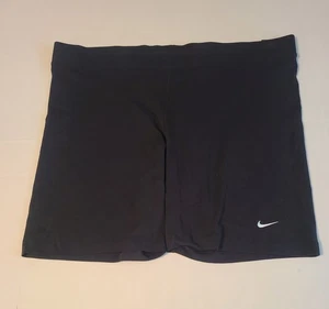 Nike Tight Fit Black Performance Shorts Womens 3X NWT DC6949-010 High Rise - Picture 1 of 11