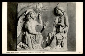 Postal RPPC Anunciación Della Vergine, Florencia, IT - Imagen 1 de 2