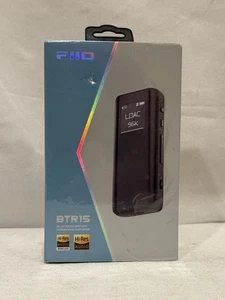 FiiO BTR15 Bluetooth DAC y amplificador de auriculares (negro) sellado de fábrica - Imagen 1 de 3