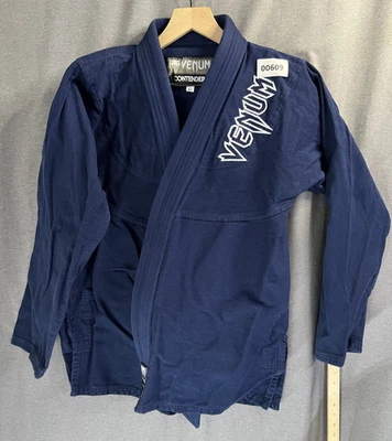 609 *ENVÍO GRATUITO* Venum Contender BJJ Gi Juego Completo Sin Cinturón Adulto A3 Azul Marino Foto 1 de 4